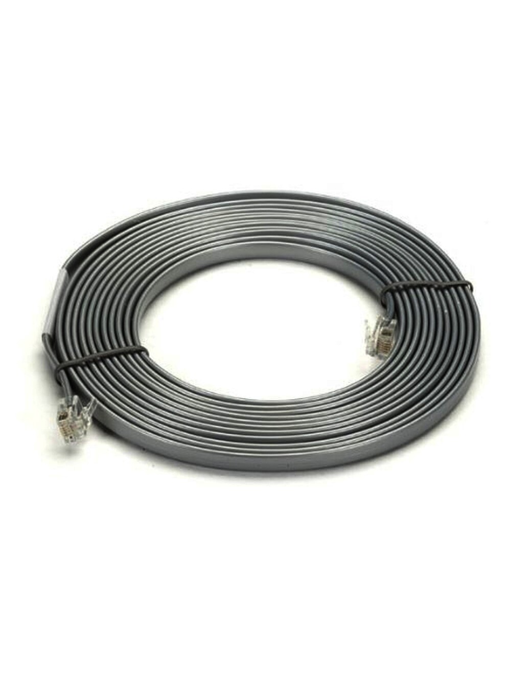 EL06M-14 RJ11 6-Wire Modular Cable - 14 Ft. Cross-Pinned Telepho